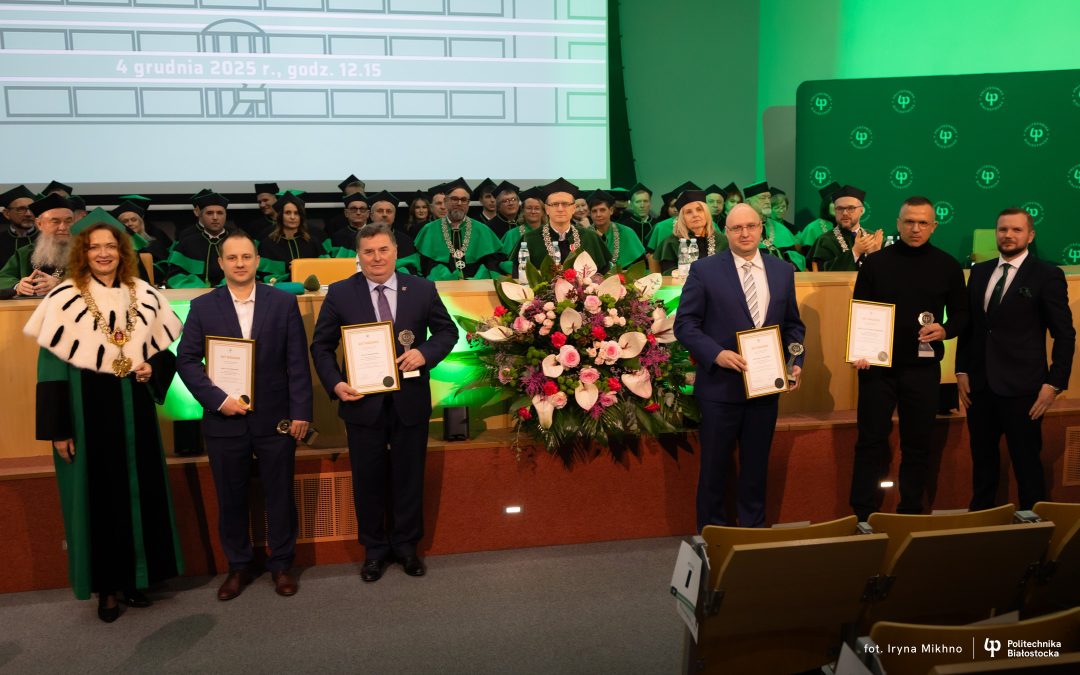 Laureaci konkursu Złoty Absolwent Politechniki Białostockiej 2025